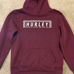 Hurley Boy’s Maroon Hoodie Sweater